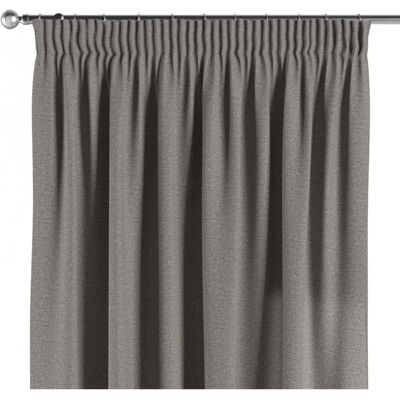 Dekoria - Zasłona na taśmie marszczącej - grau - 130x100 - Curtain Dekoria - Zasłona na taśmie marszczącej - grau - 130x100 - Curtain