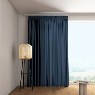 Dekoria - Zasłona taśmowa - marineblau - 130 x 100 cm - Curtain Dekoria - Zasłona taśmowa - marineblau - 130 x 100 cm - Curtain
