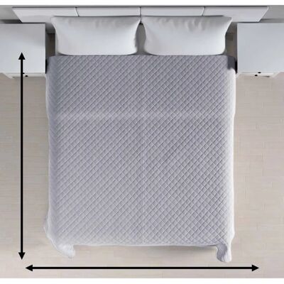 Dekoria - Narzuta pikowana w romby - Szary - Bed throw Dekoria - Narzuta pikowana w romby - Szary - Bed throw