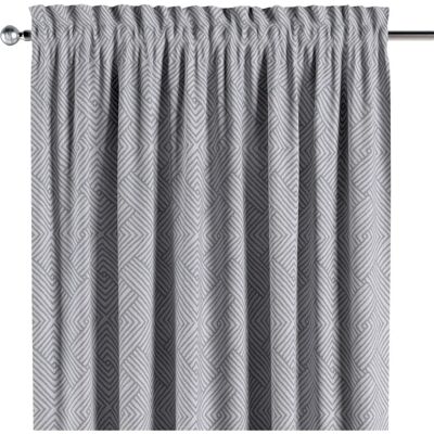 Unknown - Zasłona kanałowa z grzywką - Srebrny - Curtain Unknown - Zasłona kanałowa z grzywką - Srebrny - Curtain
