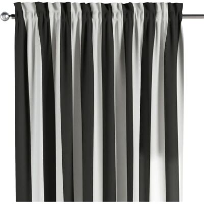 Unknown - Fringe Channel Curtain - Black - Curtain Unknown - Fringe Channel Curtain - Black - Curtain