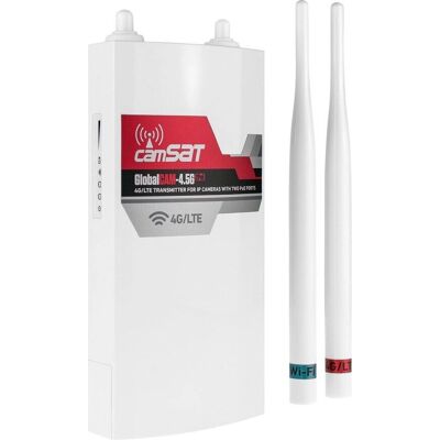 Camsat GLOBALCAM4.5G-2POE Router/Access Point - 150 Mbit/s, 2,4 GHz, 4G LTE Camsat GLOBALCAM4.5G-2POE Router/Access Point - 150 Mbit/s, 2,4 GHz, 4G LTE