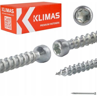 KLIMAS Wkręt-Met - WKFC-06080 - 6x80 - TX-30 - Śruba do drewna KLIMAS Wkręt-Met - WKFC-06080 - 6x80 - TX-30 - Śruba do drewna