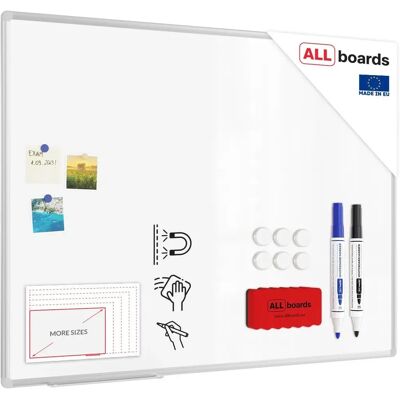 Tableau blanc magnétique ALLboards 120x90cm - PREMIUM EXPO - Bureau & Maison - Publicité Tableau blanc magnétique ALLboards 120x90cm - PREMIUM EXPO - Bureau & Maison - Publicité