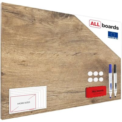 ALLboards Magnettafel 60x40cm braun ALLboards Magnettafel 60x40cm braun