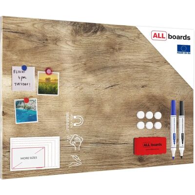 ALLboards Magnettafel 90x60cm Baumkern ALLboards Magnettafel 90x60cm Baumkern