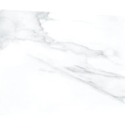 Generic - Biały Marmur 60x52cm - White Marble - Glass Cutting Board Generic - Biały Marmur 60x52cm - White Marble - Glass Cutting Board