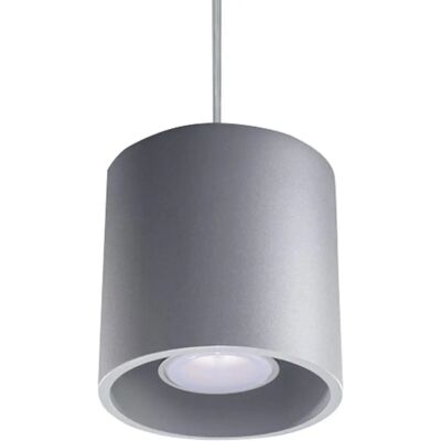 Sollux ORBIS - 1 Lampada Da Soffitto Rotonda Grigia - Lampada Da Soffitto Sollux ORBIS - 1 Lampada Da Soffitto Rotonda Grigia - Lampada Da Soffitto
