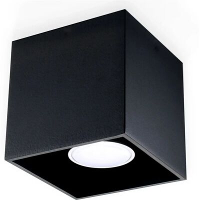 Sollux QUAD - 1 Light Surface Mounted Downlight Black - Downlight Sollux QUAD - 1 Light Surface Mounted Downlight Black - Downlight