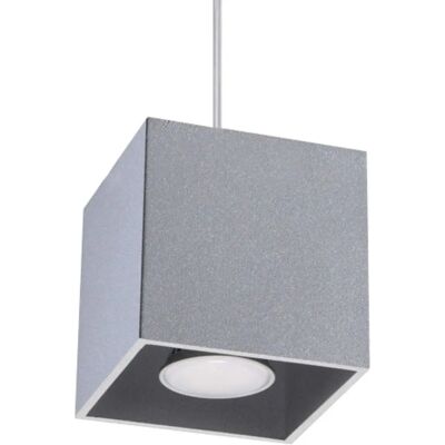 Sollux Quad 1 Modern Gray Hanging Lamp - Hanging Light Sollux Quad 1 Modern Gray Hanging Lamp - Hanging Light