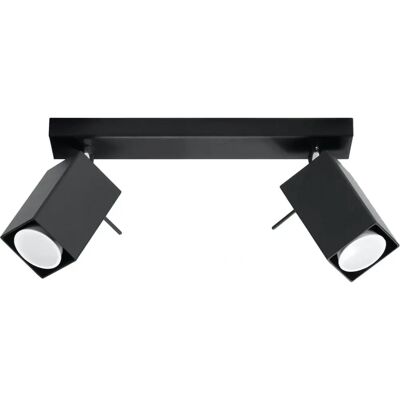 Luce a Soffitto Sollux MERIDA 2 - Stile Industriale, Regolabile, Nera Luce a Soffitto Sollux MERIDA 2 - Stile Industriale, Regolabile, Nera