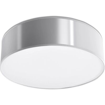 Lampe de Plafond Sollux Arena 35 - Moderne Grise - E27 - Publicité Lampe de Plafond Sollux Arena 35 - Moderne Grise - E27 - Publicité