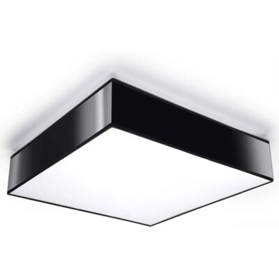 Sollux Lighting Horus Lampada da Soffitto Quadrata a 3 Luci Nera - Lampada da Soffitto Sollux Lighting Horus Lampada da Soffitto Quadrata a 3 Luci Nera - Lampada da Soffitto