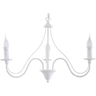 Lampiara a 3 Luci Sollux MINERWA - Lampadario bianco Lampiara a 3 Luci Sollux MINERWA - Lampadario bianco