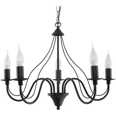 Lampadario Sollux MINERWA 5 Luci - Lampadario Lampadario Sollux MINERWA 5 Luci - Lampadario