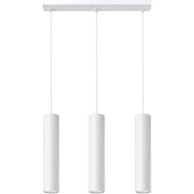 Lustre Suspendu Lagos 3 Lumières Blanc - Sollux Lighting - Publicité Lustre Suspendu Lagos 3 Lumières Blanc - Sollux Lighting - Publicité