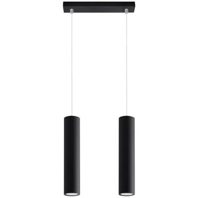 Sollux Lighting Lagos 2 Light Pendant Black - Industrial Lamp Sollux Lighting Lagos 2 Light Pendant Black - Industrial Lamp