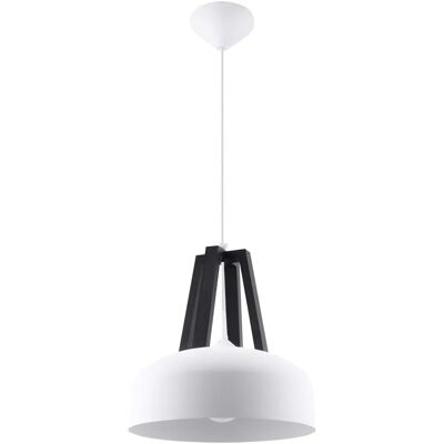 Sollux CASCO - 1 Lumière Dôme Plafond Suspendu Blanc, Noir - Lampe Suspendue - Publicité Sollux CASCO - 1 Lumière Dôme Plafond Suspendu Blanc, Noir - Lampe Suspendue - Publicité