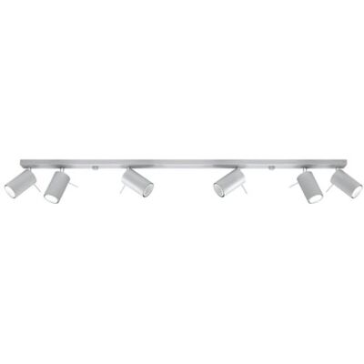 Sollux Lighting Ring - 6-Licht Spotbar Grijs - Plafondlamp Sollux Lighting Ring - 6-Licht Spotbar Grijs - Plafondlamp