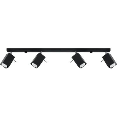 Sollux MERIDA 4-Luci Spot Nero Soffitto - Lampada da soffitto Sollux MERIDA 4-Luci Spot Nero Soffitto - Lampada da soffitto