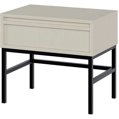 Comodino Selsey Evo - 50cm - Cassetto e Cornice - Crema Comodino Selsey Evo - 50cm - Cassetto e Cornice - Crema