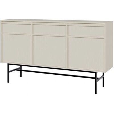 Selsey Evo 3-türige Kommode - 154cm - Creme Selsey Evo 3-türige Kommode - 154cm - Creme