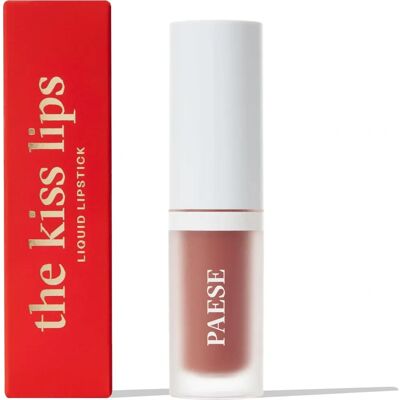 Paese The Kiss Lips Liquid Lipstick - Nude Beige - Matt Lippenstift - Flüssig Lippenstift Paese The Kiss Lips Liquid Lipstick - Nude Beige - Matt Lippenstift - Flüssig Lippenstift