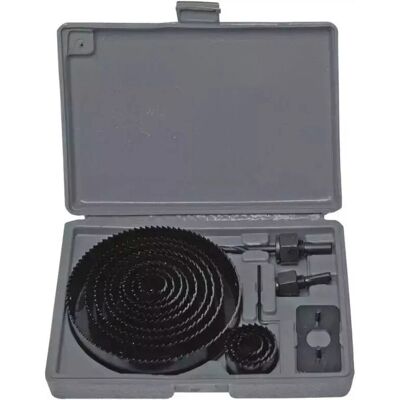 Set di 12 seghe a tazza Dedra 0793 - 19-127mm Set di 12 seghe a tazza Dedra 0793 - 19-127mm