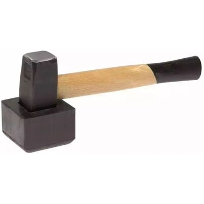 Dedra 13M15 Hammer - Holzstiel, Gummikopf, 1,75kg Dedra 13M15 Hammer - Holzstiel, Gummikopf, 1,75kg
