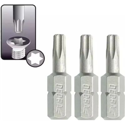 Dedra 18A03T200-03 Schraubendreherbits - 3er Set Dedra 18A03T200-03 Schraubendreherbits - 3er Set