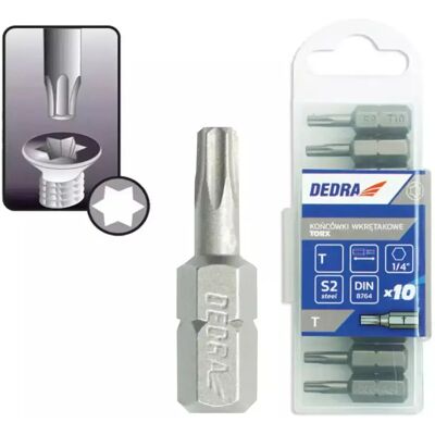 Dedra 18A03T270-10 Schraubendreherbitsatz - Schraubendreherbits Dedra 18A03T270-10 Schraubendreherbitsatz - Schraubendreherbits