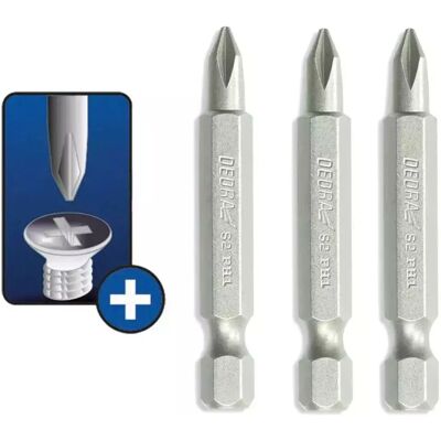 Dedra 18A06PH21-03 Schrauberbits-Set - 3 Stück Dedra 18A06PH21-03 Schrauberbits-Set - 3 Stück