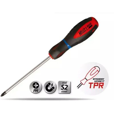Dedra 17W014 Handschraubendreher - PH2x38mm, S2 Stahl, 3-Schicht-Griff Dedra 17W014 Handschraubendreher - PH2x38mm, S2 Stahl, 3-Schicht-Griff