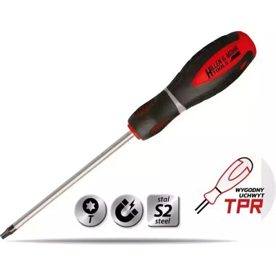 Dedra 17W030 Handschraubendreher - Torx T6x60mm, S2 Stahl, 3-Material-Griff Dedra 17W030 Handschraubendreher - Torx T6x60mm, S2 Stahl, 3-Material-Griff