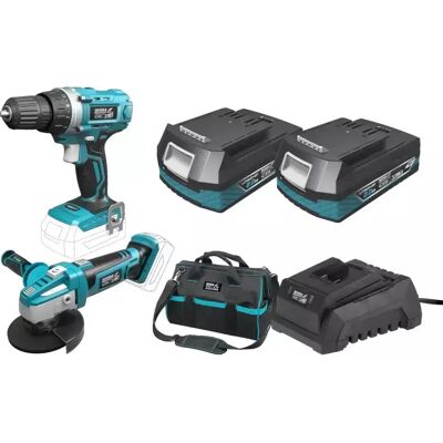 Dedra DED7013 Elektrowerkzeug-Set - Akku, 2 Akkus Dedra DED7013 Elektrowerkzeug-Set - Akku, 2 Akkus