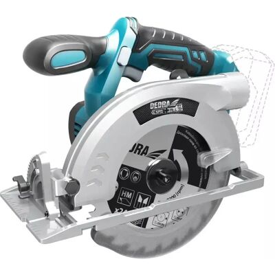 Draagbare Cirkelzaag Dedra DED7064 - 165mm, 18V, Verstelbare hoek Draagbare Cirkelzaag Dedra DED7064 - 165mm, 18V, Verstelbare hoek