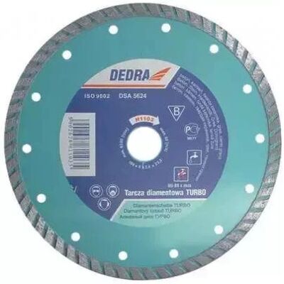 Dedra H1104 Turbo Diamantscheibe - Zubehör für Winkelmaschine Dedra H1104 Turbo Diamantscheibe - Zubehör für Winkelmaschine