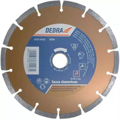 Dedra H1107 Winkelschleifer-Zubehör - Segmentierte Diamantscheibe 125 mm Dedra H1107 Winkelschleifer-Zubehör - Segmentierte Diamantscheibe 125 mm