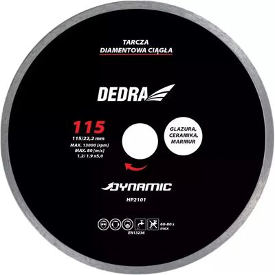 Dedra HP2107E Diamentowa Tarcza - Akcesorium do Szlifierki Kątowej Dedra HP2107E Diamentowa Tarcza - Akcesorium do Szlifierki Kątowej