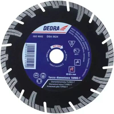 Dedra H1199E-30 Diamantscheibe zum Betonschneiden Dedra H1199E-30 Diamantscheibe zum Betonschneiden