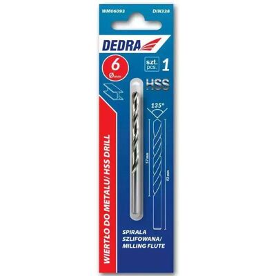 Dedra WM01540 HSS Metallbohrer - 3 Stück Dedra WM01540 HSS Metallbohrer - 3 Stück