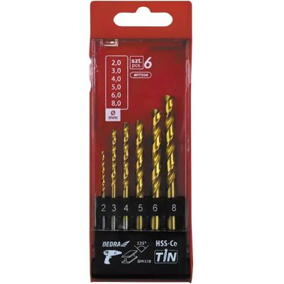 Dedra WITS06 Bohrereinsatz-Set - Metall Dedra WITS06 Bohrereinsatz-Set - Metall