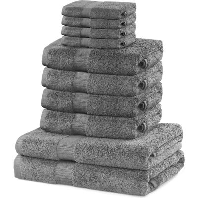 DecoKing Marina Silver Towels - Towels DecoKing Marina Silver Towels - Towels