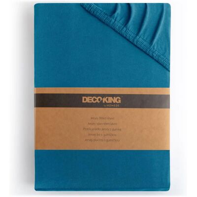 DecoKing Amber Azul-Marinho Lençol com elástico - Roupa de cama DecoKing Amber Azul-Marinho Lençol com elástico - Roupa de cama