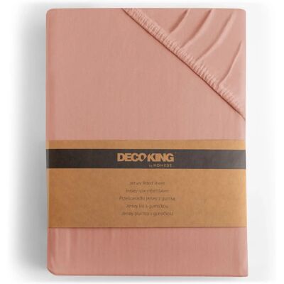 DecoKing Pfirsich Spannbetttuch - Baumwolle 240x220 cm DecoKing Pfirsich Spannbetttuch - Baumwolle 240x220 cm