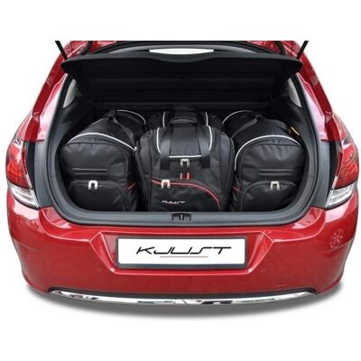 Kjust - Citroën C4 2010-2017 - 4 pcs - 1680D PU-coated - Bolsas maletero Kjust - Citroën C4 2010-2017 - 4 pcs - 1680D PU-coated - Bolsas maletero