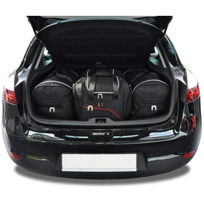 Kjust Renault Megane 2008-2015 bolsas de maletero - 4 piezas - poliester 1680D Juego de organizadores de maletero Kjust Renault Megane 2008-2015 bolsas de maletero - 4 piezas - poliester 1680D Juego de organizadores de maletero