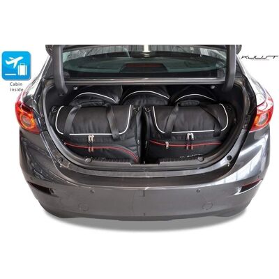 Kjust Mazda 3 Limousine 2013-2018 - 5-pack - PU-coated - Bolsas de maletero Kjust Mazda 3 Limousine 2013-2018 - 5-pack - PU-coated - Bolsas de maletero