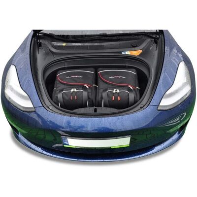 Tesla - Model 3 EV - 7 piezas - Bolsa deportiva - Conjunto de bolsas para coche Tesla - Model 3 EV - 7 piezas - Bolsa deportiva - Conjunto de bolsas para coche