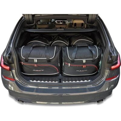 Kjust - BMW 3 Touring 2019+ - poliéster 1680D recubierto PU - juego de bolsas de maletero Kjust - BMW 3 Touring 2019+ - poliéster 1680D recubierto PU - juego de bolsas de maletero